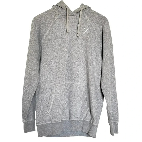 Gymshark Unisex Gray Sweatshirt Hoodie Size M - Picture 1 of 6